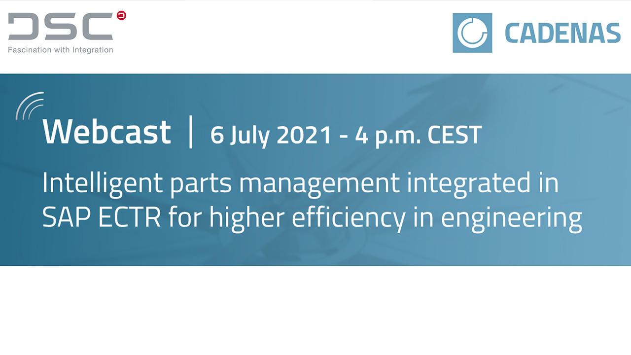 Webcast | Intelligentes Teilemanagement in SAP ECTR für mehr Effizienz im Engineering