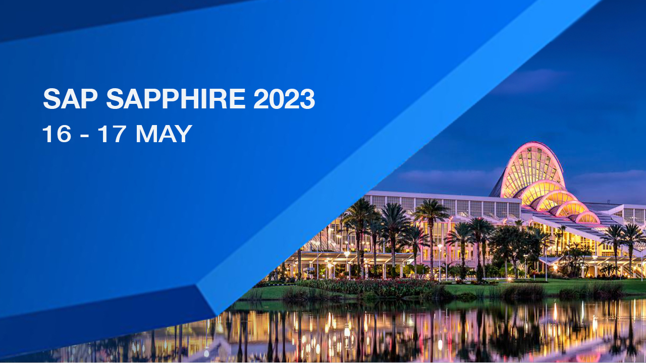 SAP SAPPHIRE 2023 SAP SAPPHIRE 2023